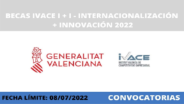 Convocatoria de Becas IVACE 2022
